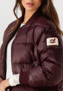 AFTER LABEL gewatteerde jas maniva bordeaux Clearance