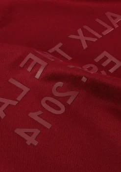 ALIX THE LABEL vest ladies knitted trainings sweat jacket bordeaux Online