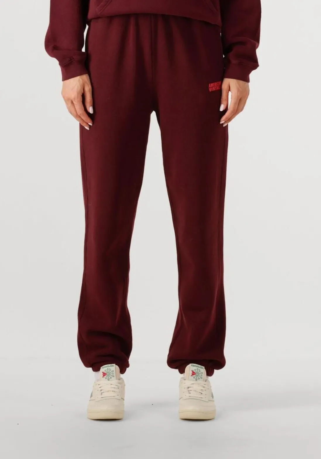 AMERICAN VINTAGE joggingbroek izubird bordeaux Outlet