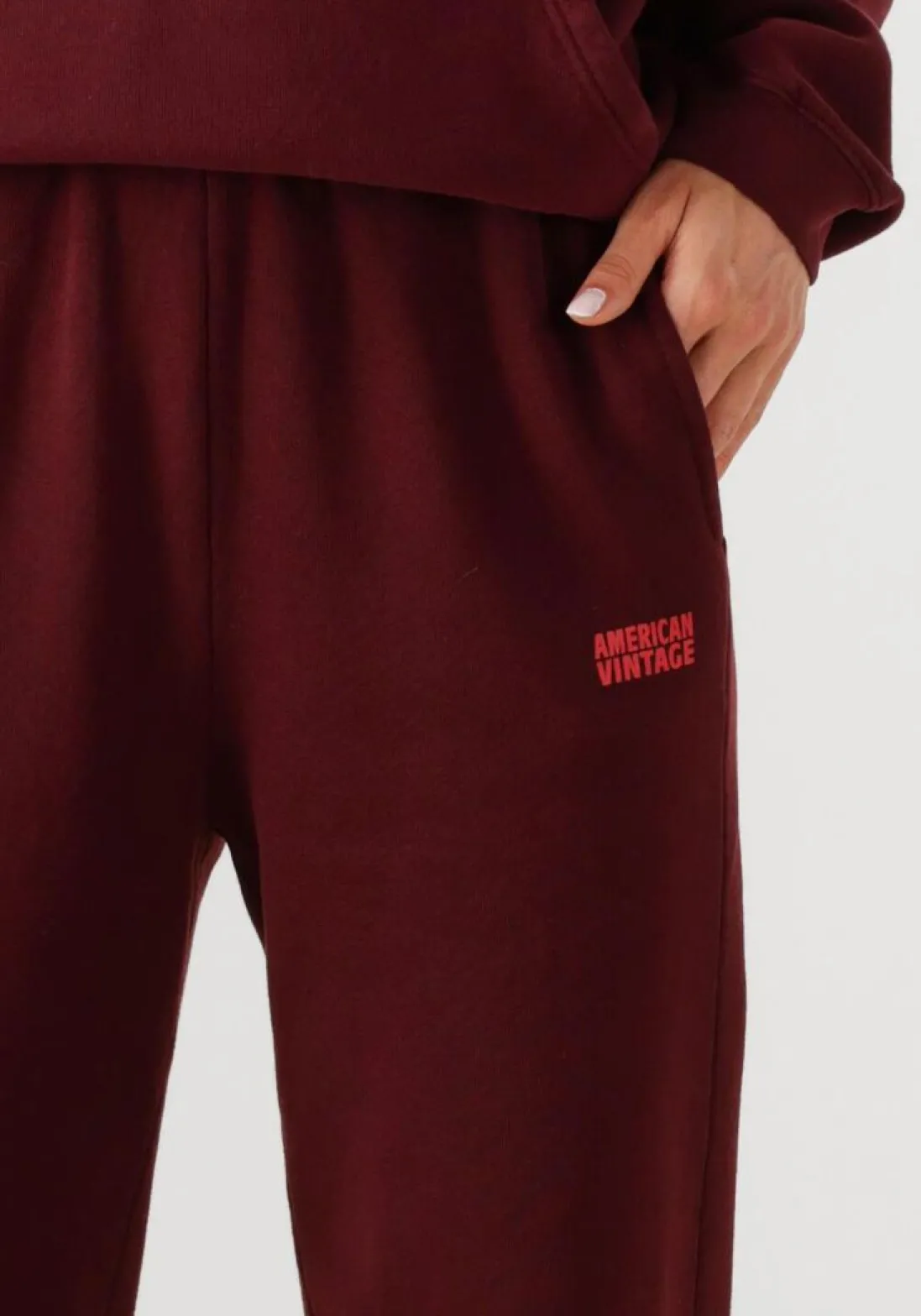 AMERICAN VINTAGE joggingbroek izubird bordeaux Outlet
