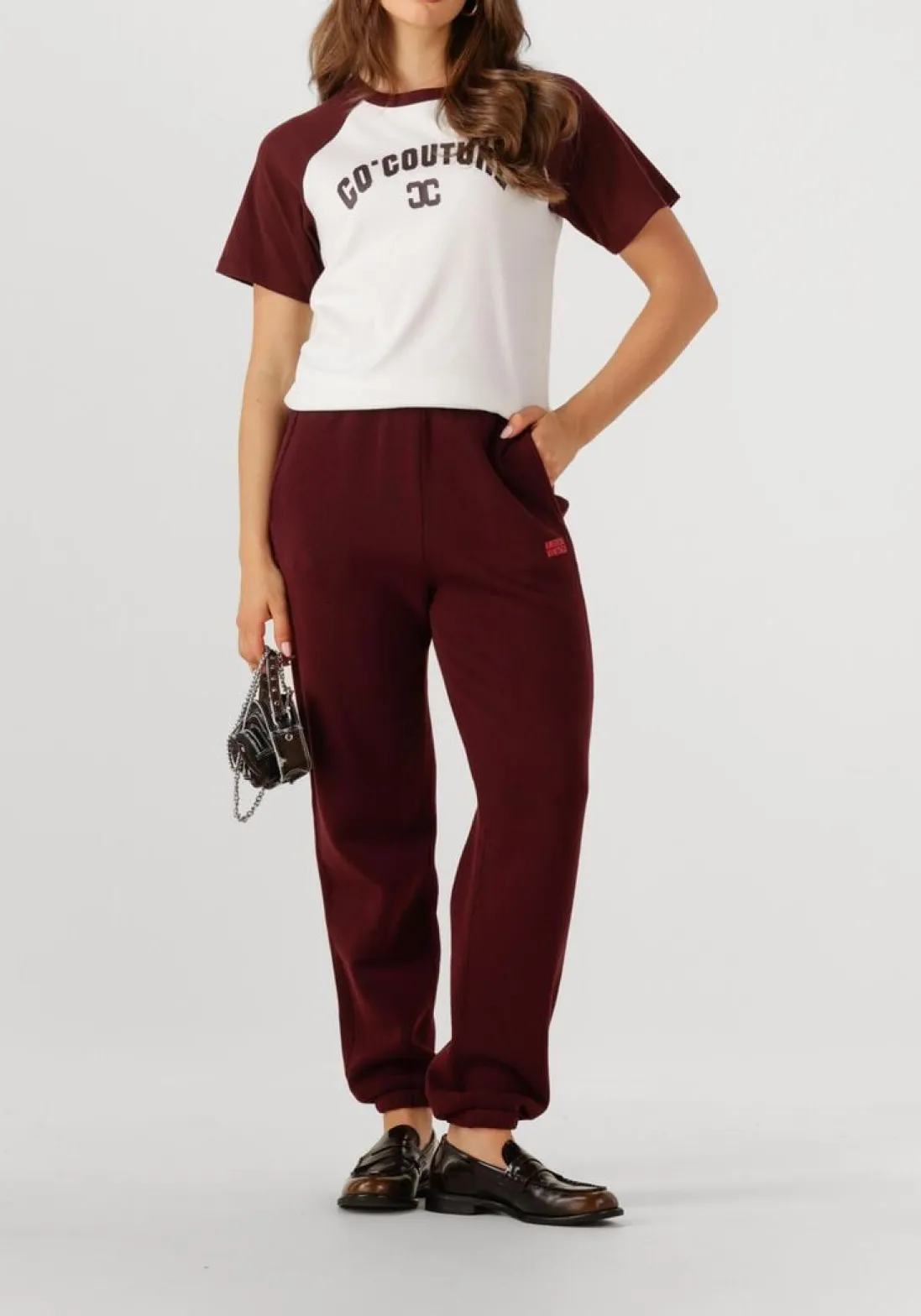 AMERICAN VINTAGE joggingbroek izubird bordeaux Outlet
