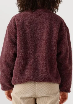 AMERICAN VINTAGE faux fur jas hoktown woman bordeaux Clearance