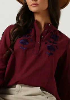 ANTIK BATIK blouses isla blouse bordeaux Discount