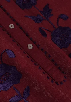 ANTIK BATIK blouses isla blouse bordeaux Discount