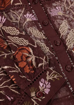 ANTIK BATIK blouses arima blouse bordeaux Clearance