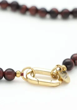 BONNIE STUDIOS kettingen tiger necklace bordeaux Best