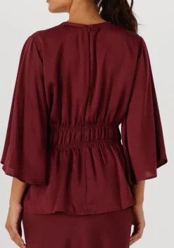 BRUUNS BAZAAR blouses bbvenila blouse bordeaux Clearance