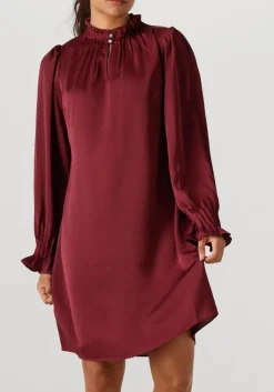 BRUUNS BAZAAR mini jurk bbtarese dress bordeaux Sale