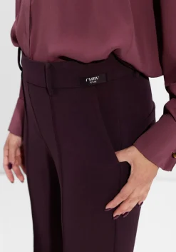 CAMBIO flared broek francoise bordeaux Discount