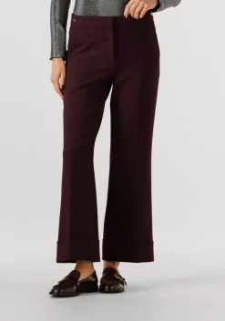 CAMBIO pantalon france cropped bordeaux Outlet