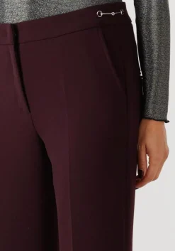CAMBIO pantalon france cropped bordeaux Outlet