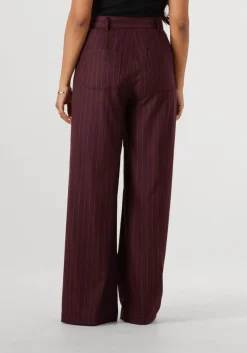 CAROLINE BISS wijde broek 4529 bordeaux