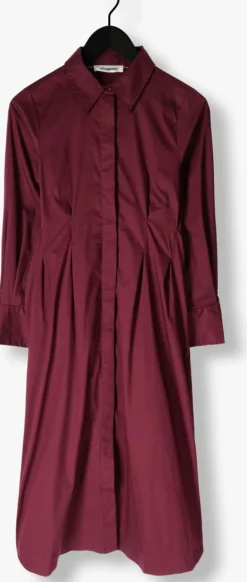 CO'COUTURE midi jurk poppy shirt long dress bordeaux Hot