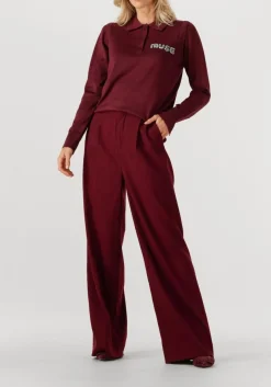 COPENHAGEN MUSE wijde broek cmtailor-pants bordeaux Outlet