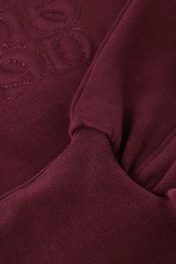 DANTE6 sweater lison logo sweater bordeaux Best