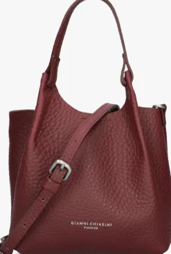 GIANNI CHIARINI schoudertas dua 9718 bordeaux Clearance