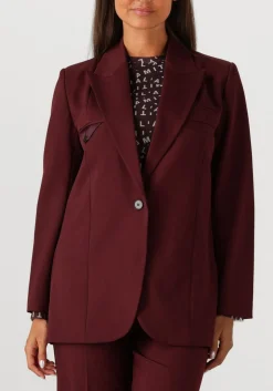 HAUTE L'AMITIÉ haute l'amitié blazer premiere single blazer bordeaux Sale