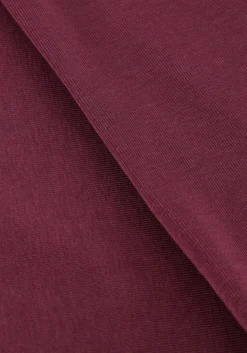 HAUTE L'AMITIÉ haute l'amitié t-shirt neckline logo tee bordeaux