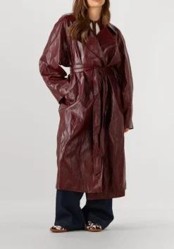 IBANA trenchcoats chaim bordeaux Clearance