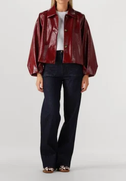 MON FRAC jack short jacket cracquele bordeaux Online