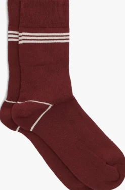 MP DENMARK sokken bodil bordeaux New