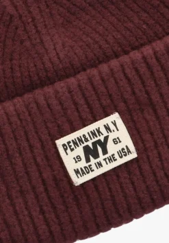 PENN & INK muts beanie w25b354 bordeaux Sale