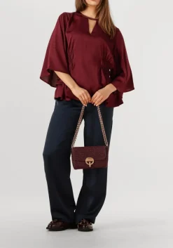 VANESSA BRUNO schoudertas moon moyen bordeaux Outlet