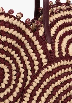 VANESSA BRUNO schoudertas panier bordeaux Outlet