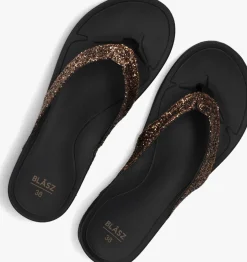 BLASZ teenslippers bella 2402 bronskleurig Clearance
