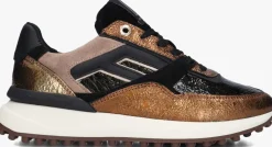 FLORIS VAN BOMMEL lage sneakers sfw-10128 noppi bronskleurig