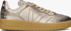 VEJA lage sneakers v-90 bronskleurig Discount