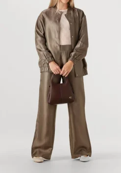 AIMEE THE LABEL bronzen wijde broek soleil brons New