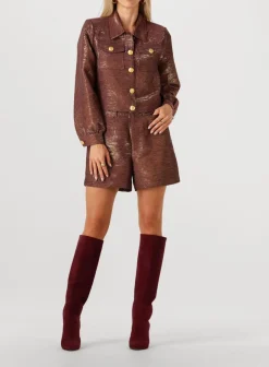 AMAYA AMSTERDAM bronzen korte broek riley short brons New