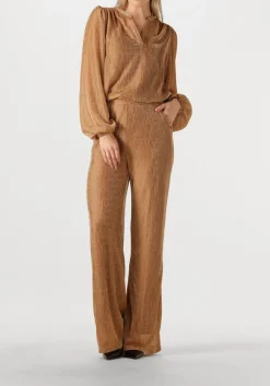 AMAYA AMSTERDAM bronzen wijde broek mikki brons New