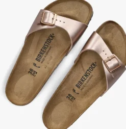 BIRKENSTOCK bronzen slippers madrid brons Outlet