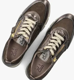 DL SPORT bronzen lage sneakers 6719 brons
