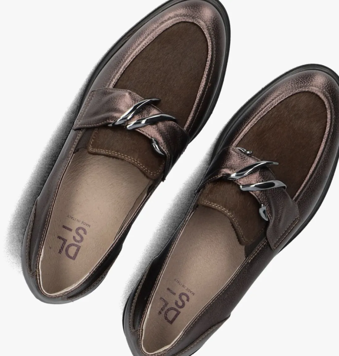 DL SPORT bronzen loafers 6766 brons New