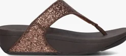 FITFLOP bronzen slippers x03 brons New