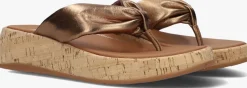 FITFLOP bronzen teenslippers hn3 brons Clearance