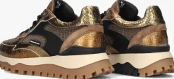 FLORIS VAN BOMMEL bronzen lage sneakers sfw-10127 grommi brons Clearance