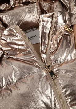 JANICE bronzen gewatteerde jas derrick brons New