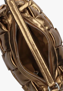 NÚNOO bronzen núnoo schoudertas lily braided recycled brons Online