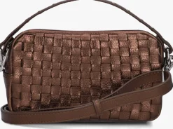 NÚNOO bronzen núnoo schoudertas lyra metallic brons Online