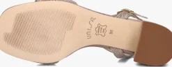 UNISA bronzen sandalen met hak kirk brons Clearance