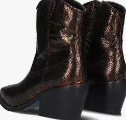 VIA VAI bronzen enkellaarsjes eveline clark brons Best