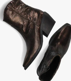 VIA VAI bronzen enkellaarsjes eveline clark brons Best