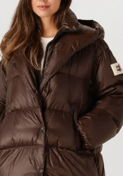 AFTER LABEL e gewatteerde jas montreux bruin