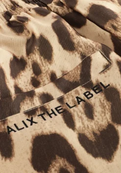 ALIX THE LABEL e korte broek ladies woven jaquar shorts bruin Best