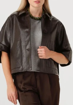 ALTER EGO e faux fur jas lena bruin New