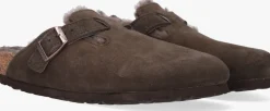 BIRKENSTOCK e pantoffels boston vl dames bruin Online